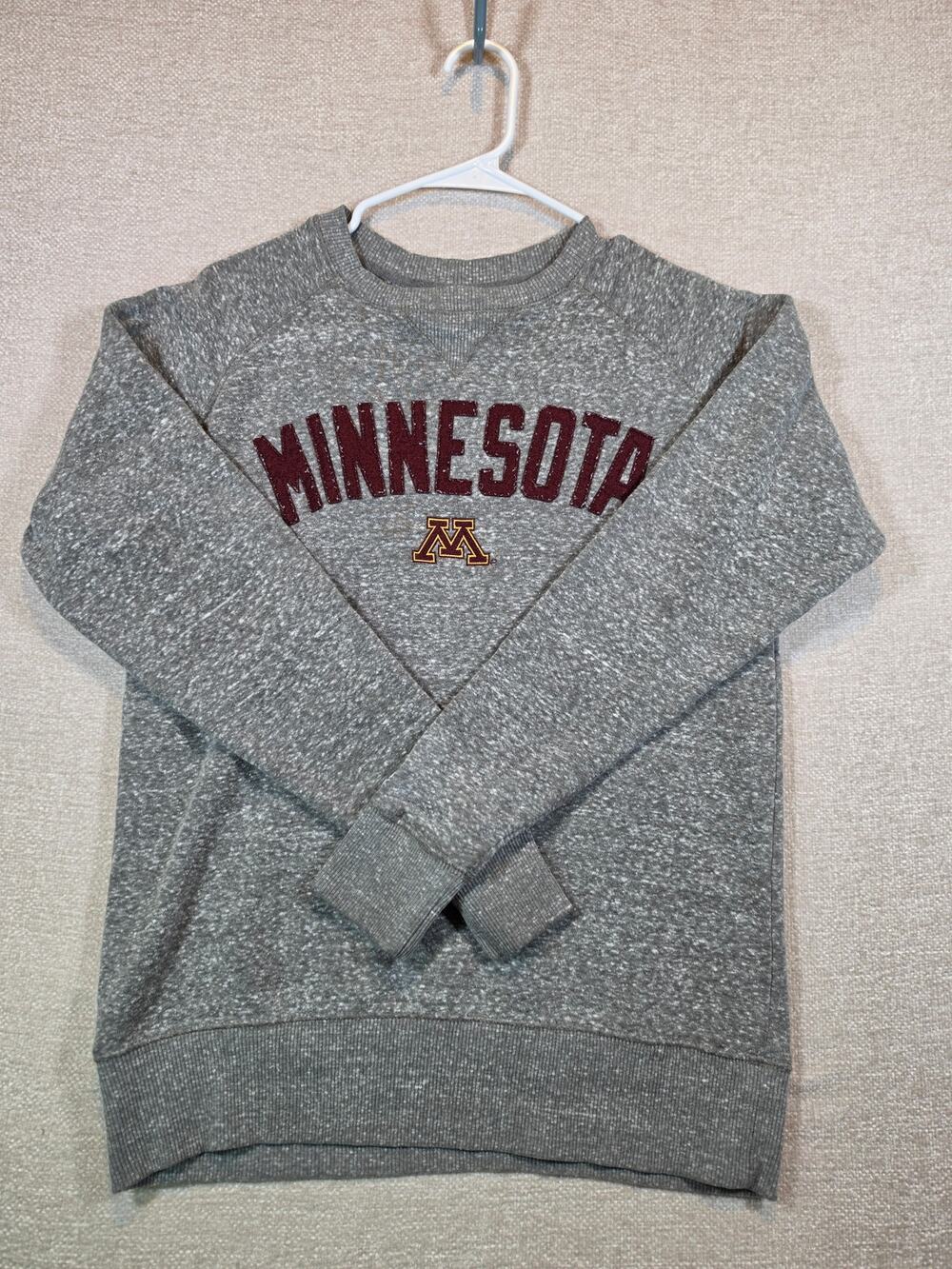 Champion Minnesota Gophers Sweatshirt Womens S Gray Crewneck NCAA Fleece